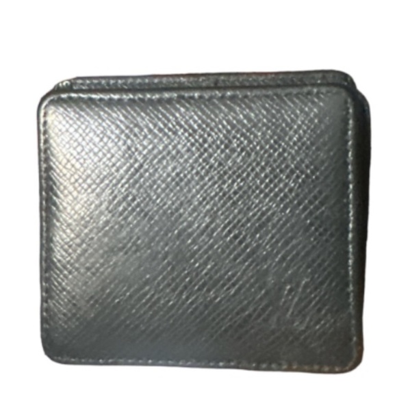 Louis Vuitton Other - Louis Vuitton Taiga Leather Coin Case Black